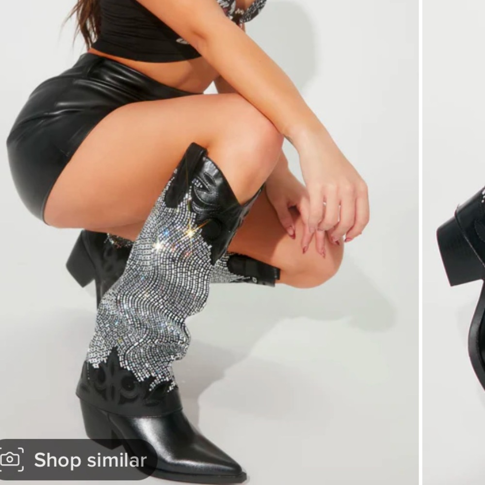 Bella Embellished Cowboy Boots